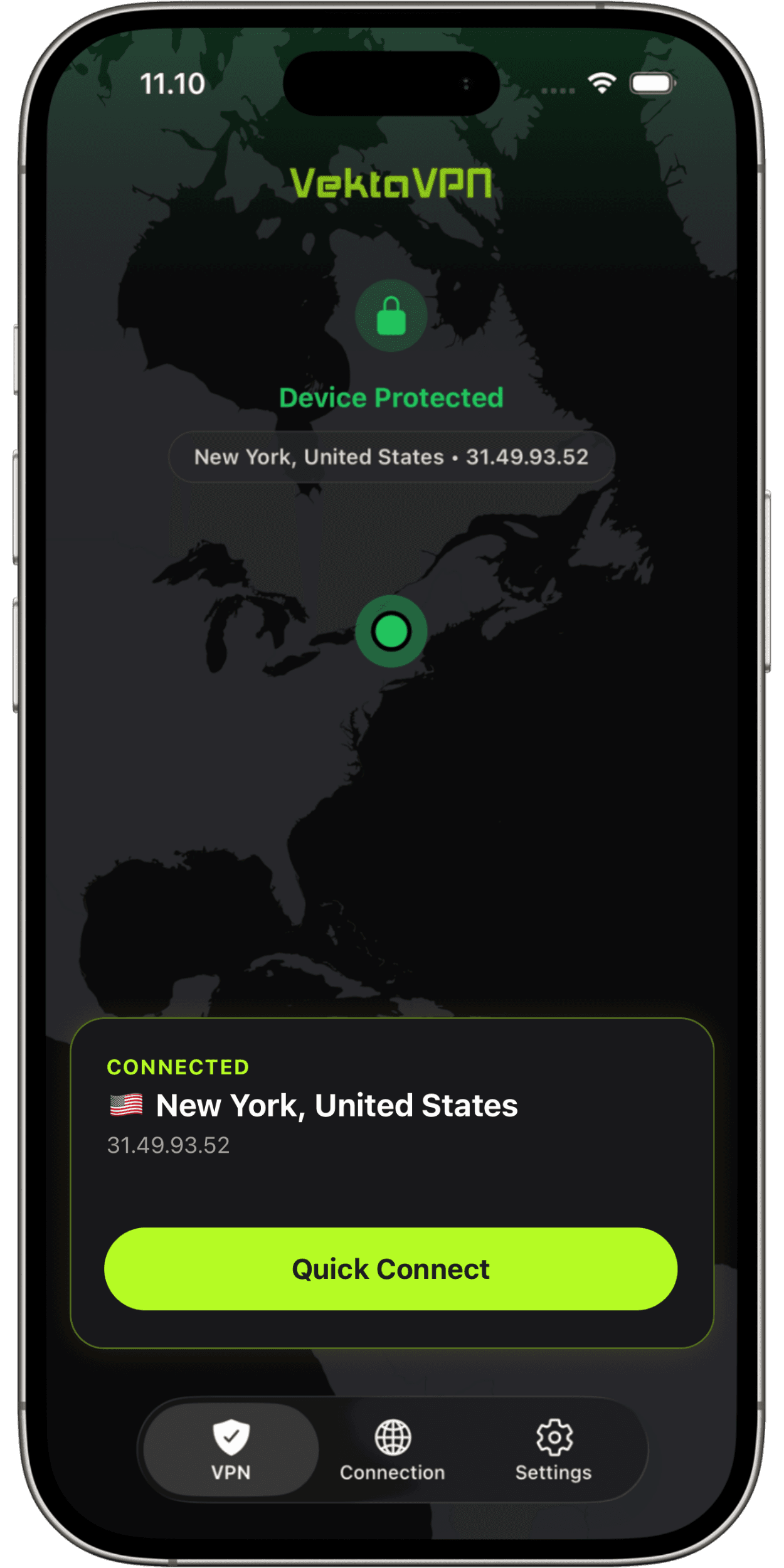 Systemanalyse-Bildschirm auf dem iPhone